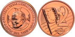 World Coins - Vatican, Medal, 2 C, Essai-Trial Jean Paul II, 2002, , Copper