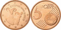 World Coins - Cyprus, 5 Euro Cent, 2009, Copper Plated Steel, , KM:80