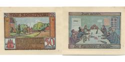 World Coins - Banknote, Germany, Burgsteinfurt Stadt, 50 Pfennig, personnage 1, 1923