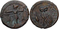 Ancient Coins - Coin, Lucania, Æ, ca. 300-250 BC, Metapontion, , Bronze, HN Italy:1704