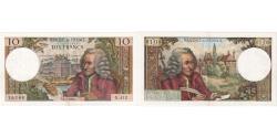 World Coins - France, 10 Francs, Voltaire, 1968-07-04, X.412, AU(55-58)