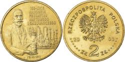 World Coins - Poland, 2 Zlote, 2003, Warsaw, Brass, , KM:455