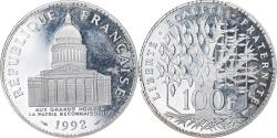 World Coins - Coin, France, Panthéon, 100 Francs, 1992, Paris, Proof, , Silver