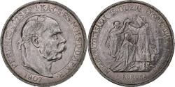 World Coins - Hungary, Franz Joseph I, 5 Korona, 1907, Kremnica, Silver, , KM:489