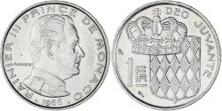 World Coins - Coin, Monaco, Rainier III, Franc, 1966, , Nickel, KM:140, Gadoury:MC