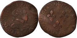 World Coins - Coin, France, Louis XIII, Double tournois, buste laurée et cuirassé, Double