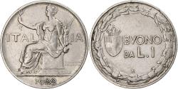 World Coins - Coin, Italy, Vittorio Emanuele III, Lira, 1922, Rome, , Nickel, KM:62