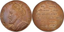 World Coins - France, Medal, Francis I, History, XIXth Century, , Copper