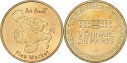World Coins - France, Token, Flea Market, 2012, Copper-nickel Aluminium, MDP,
