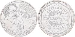 World Coins - France, 10 Euro, Languedoc-Roussillon, 2012, Paris, Silver,