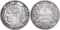 World Coins - France, 5 Francs, Cérès, 1850, Paris, Silver, , Gadoury:719, KM:761.1