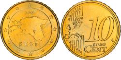 World Coins - Estonia, 10 Euro Cent, 2011, Vantaa, , Brass, KM:64