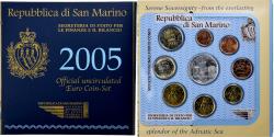 World Coins - San Marino, 1 Cent to 10 Euro, 2005,