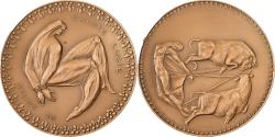 World Coins - France, Medal, Sainte Lucie de Sicile, 1966, MDP, Bronze, BARREAULT Jean-Claude