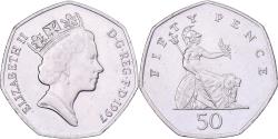 World Coins - Great Britain, Elizabeth II, 50 Pence, 1997, Copper-nickel, , KM:940.2