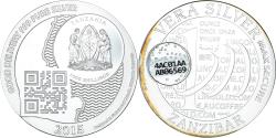 World Coins - Coin, Tanzania, Zanzibar, 1000 Shillings, 1 Vera Silver Oz, 2015,