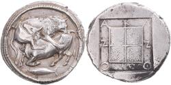 Ancient Coins - Macedonia, Tetradrachm, ca. 470-430 BC, Akanthos, Silver, , HGC:3.1-385
