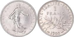World Coins - Coin, France, Semeuse, Franc, 1920, Paris, , Silver, KM:844.1