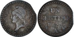 World Coins - Coin, France, Dupré, Centime, AN 6, Paris, , Bronze, KM:646