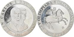 World Coins - Coin, Spain, Juan Carlos I, 2000 Pesetas, 1991, Madrid, , Silver