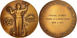 World Coins - France, Medal, Société des Ingénieurs civils de France, Section d'Alger