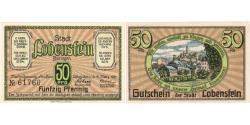 World Coins - Germany, Lobenstein, 50 Pfennig, 1921-03-15, UNC(63)