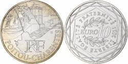 World Coins - France, 10 Euro, Poitou-Charentes, Euros des régions, 2011, Paris,