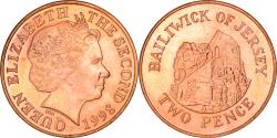 World Coins - Coin, Jersey, Elizabeth II, 2 Pence, 1998, , Copper Plated Steel
