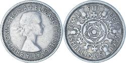 World Coins - Coin, Great Britain, Florin, Two Shillings, 1953