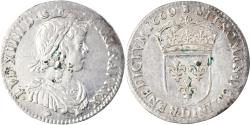World Coins - Coin, France, Louis XIV, 1/12 Écu à la mèche longue, 1/12 ECU, 10 Sols, 1660