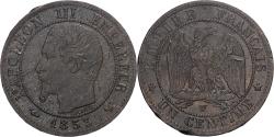 World Coins - France, Napoleon III, 1 Centime, 1853, Lille, Bronze, , Gadoury:86