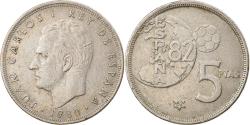 World Coins - Coin, Spain, Juan Carlos I, 5 Pesetas, 1982, , Copper-nickel, KM:817