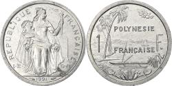 World Coins - French Polynesia, Franc, 1991, Paris, Aluminum, , Lecompte:18, KM:11