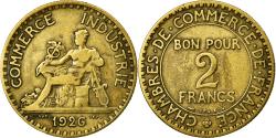 World Coins - Coin, France, Chambre de commerce, 2 Francs, 1926, , Aluminum-Bronze