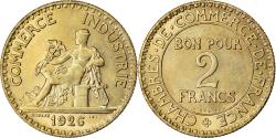 World Coins - Coin, France, Chambre de commerce, 2 Francs, 1926, Paris,