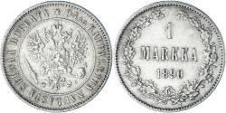 World Coins - Coin, Finland, Alexander III, Markka, 1890, Helsinki, , Silver, KM:3.2