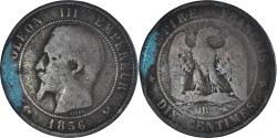 World Coins - Coin, France, Napoleon III, Napoléon III, 10 Centimes, 1856, Rouen,