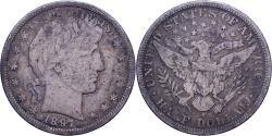 Us Coins - United States, Half Dollar, Barber Half Dollar, 1897, San Francisco, Silver
