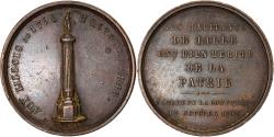 World Coins - France, Medal, Hommage aux Lillois de 1792, History, 1845, Lecomte,