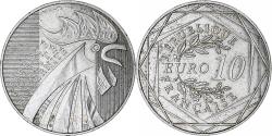 World Coins - France, 10 Euro, 2014, Monnaie de Paris, Coq, , Silver, Gadoury:EU656