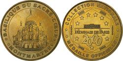 World Coins - France, Token, Paris - Sacré Coeur n°1, 2000, Copper-nickel Aluminium, MDP