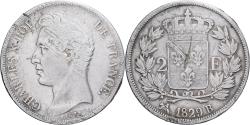 World Coins - France, Charles X, 2 Francs, 1829, Rouen, Silver, , Gadoury:516
