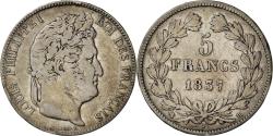World Coins - Coin, France, Louis-Philippe, 5 Francs, 1837, Strasbourg, , Silver