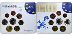 World Coins - GERMANY - FEDERAL REPUBLIC, Set 1 ct. - 2 Euro, FDC, Coin card, 2003, Hamburg