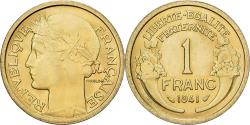 World Coins - France, 1 Franc, Morlon, 1941, Paris, Cupro-Aluminium, , KM:2