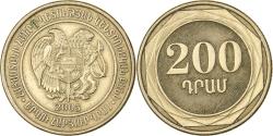 World Coins - Armenia, 200 Dram, 2003, Brass, , KM:96