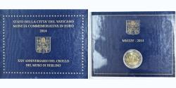 World Coins - Vatican, 2 Euro, 25ème anniversaire de la chute du mur, 2014, Rome, Pape