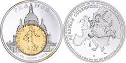 World Coins - France, Medal, Monnaies Européennes, Sacré-Coeur, Paris, , Copper-nickel