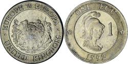 World Coins - United Kingdom, 1 Ecu Europa, 1992, Tower mint, BU, , Copper-nickel