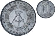 World Coins - GERMAN-DEMOCRATIC REPUBLIC, 10 Pfennig, 1965